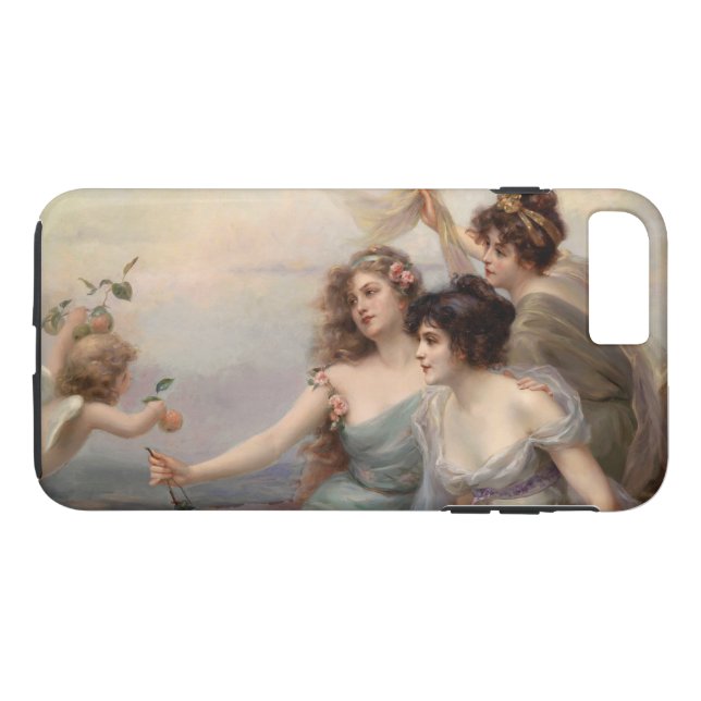 Capa Para iPhone, Case-Mate Os Três Graves de Edouard Bisson (Verso (Horizontal))