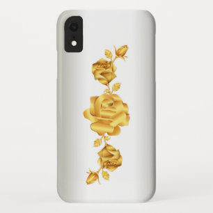 Capa Para iPhone Da Case-Mate Ouro cor-de-rosa do design   dos amantes na prata