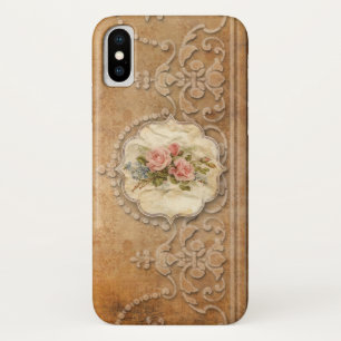 Capa Para iPhone Da Case-Mate Ouro elegante estilo gravado filigrana e rosas