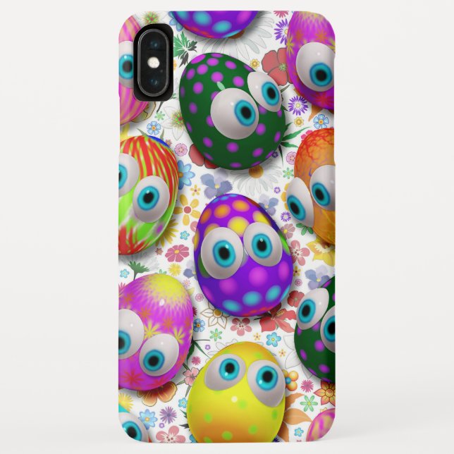 Capa Para iPhone, Case-Mate Ovos de Páscoa de desenho animado fofos e engraçad (Verso)