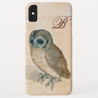 OWL, PIink, Sepia Monograma