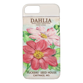 Capa iPhone 8/7 Pacote de Semente Dahlia