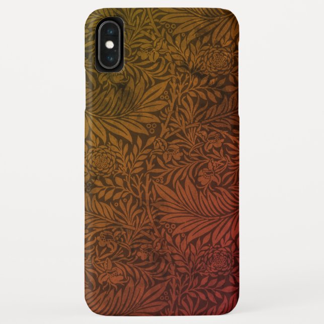 Capa Para iPhone, Case-Mate Padrão Botânico Boho de Terracota Elegante (Verso)