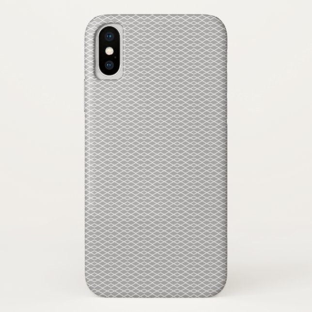 Capa Para iPhone, Case-Mate Padrão Chevron da cinza (Verso)