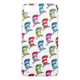 Capa iPhone 8 Plus/7 Plus Padrão Colorido do Chapéu do Gato no Chapéu
