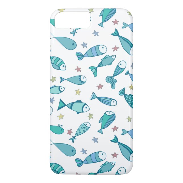 Capa Para iPhone, Case-Mate Padrão Com Peixe E Fígado (Verso)