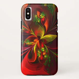 Capa Para iPhone Da Case-Mate Padrão de Abstrato Floral Verde Moderno #05