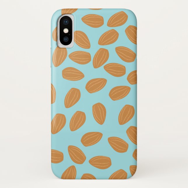 Capa Para iPhone, Case-Mate Padrão de amêndoa (Verso)