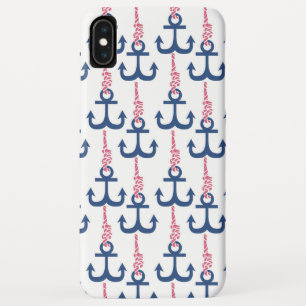 Capa Para iPhone Da Case-Mate Padrão de âncora vintage Ahoy.