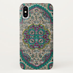 Capa Para iPhone Da Case-Mate Padrão de aparência de joia elegante paisley plora