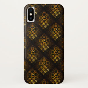 Capa Para iPhone Da Case-Mate Padrão de Arte Abstrata Boho Elegante Moderno Dour