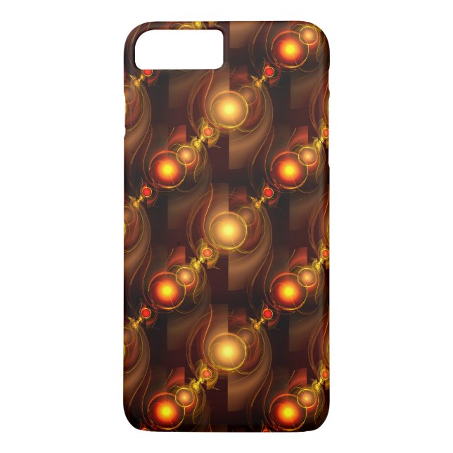 Capa Para iPhone, Case-Mate Padrão de Arte Abstrata Boho Elegante Moderno Dour (Verso)