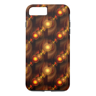 Capa iPhone 8 Plus/7 Plus Padrão de Arte Abstrata Boho Elegante Moderno Dour