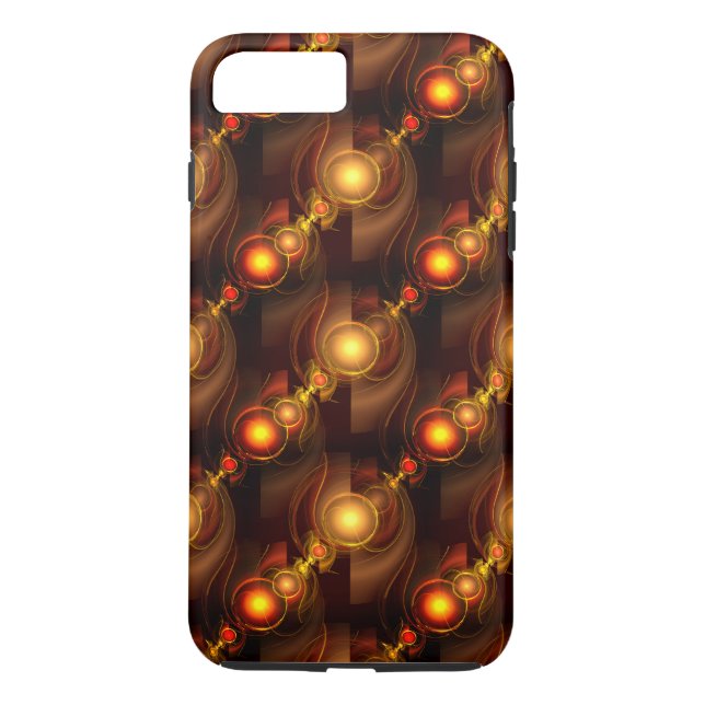 Capa Para iPhone, Case-Mate Padrão de Arte Abstrata Boho Elegante Moderno Dour (Verso)