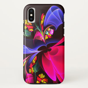 Capa Para iPhone Da Case-Mate Padrão de Arte Abstrata Floral Colorida Moderna #0