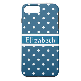 Capa Para iPhone Da Case-Mate Padrão de Bolinhas Azul Personalizado