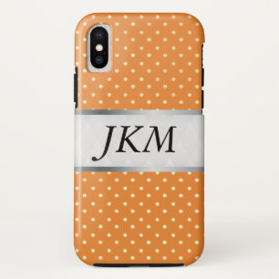 Capa Para iPhone Da Case-Mate padrão de bolinhas elegante (laranja)