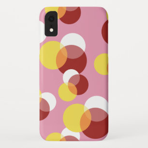 Capa Para iPhone Da Case-Mate Padrão de Bolinhas Geométricas do Quic Rosa