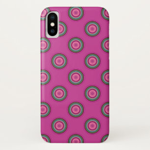 Capa Para iPhone Da Case-Mate Padrão de Bolinhas Rosa Quente