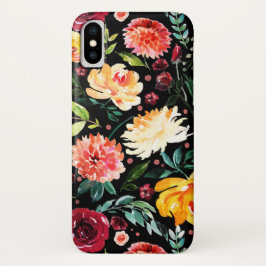 Capa Para iPhone Da Case-Mate Padrão de colagem das flores aquáticas