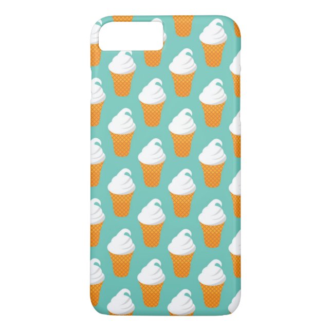 Capa Para iPhone, Case-Mate Padrão de Cone de Sorvete de baunilha (Verso)