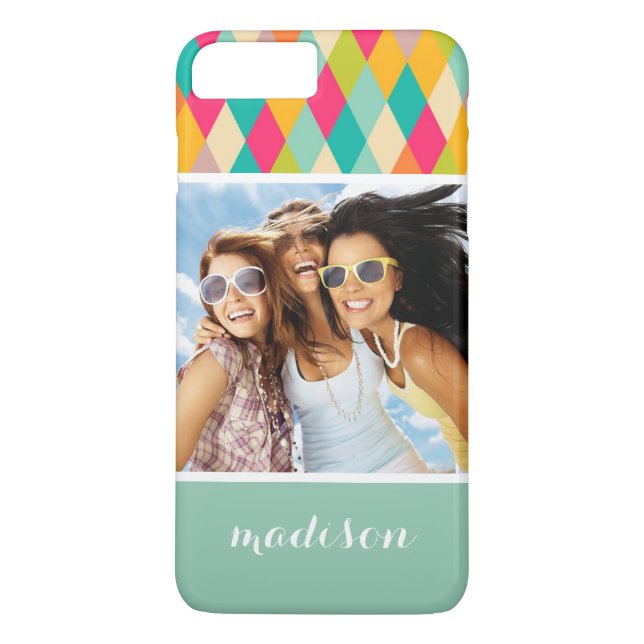 Capa Para iPhone, Case-Mate Padrão de cópia personalizada do Harlequin (Verso)