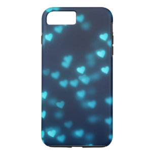 Capa Para iPhone Da Case-Mate Padrão de Coração Azul brilhante