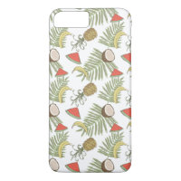 Padrão de desenho da Fruta tropical