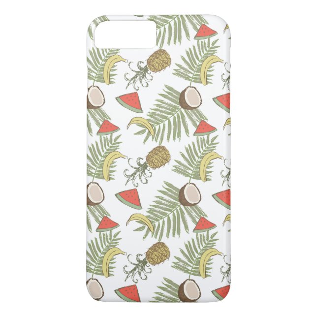 Capa Para iPhone, Case-Mate Padrão de desenho da Fruta tropical (Verso)