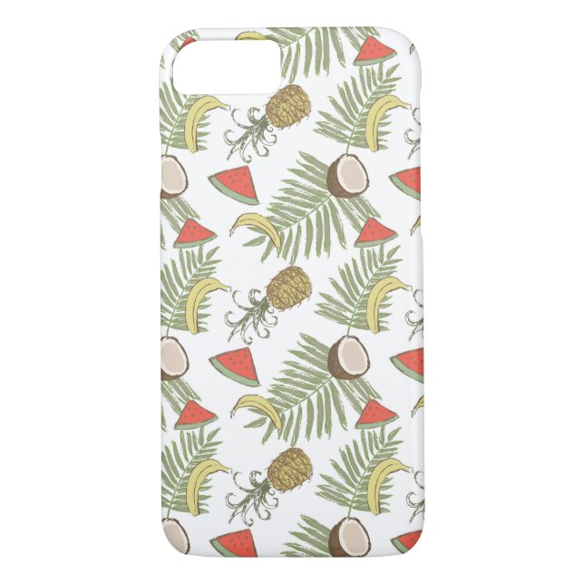 Capa Para iPhone, Case-Mate Padrão de desenho da Fruta tropical (Verso)