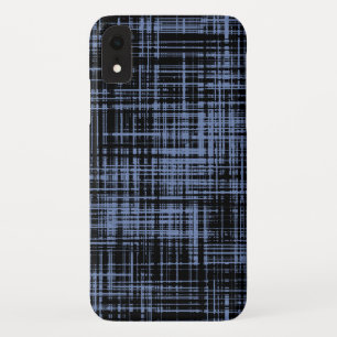 Capa Para iPhone Da Case-Mate Padrão de faixa de Abstrato azul preto