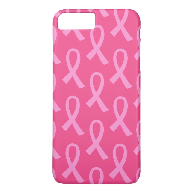 Capa Para iPhone, Case-Mate Padrão de Fita Rosa do Câncer da Mama (Verso)