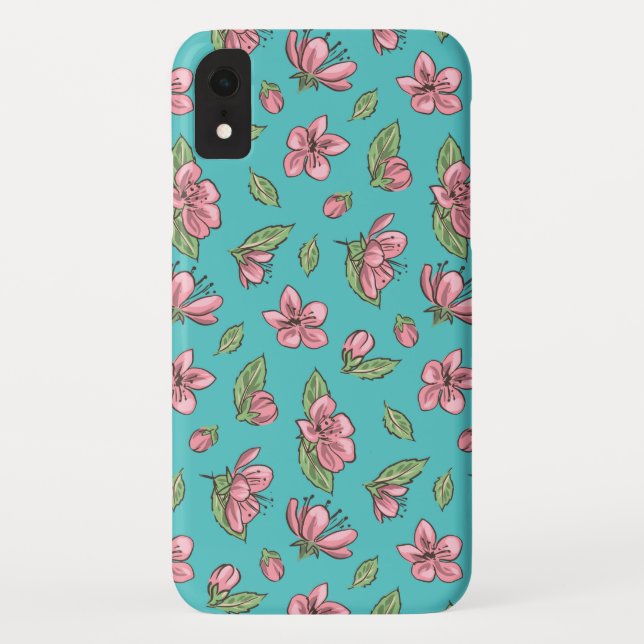 Capa Para iPhone, Case-Mate Padrão de flores (Verso)