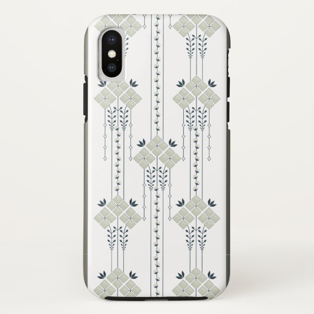 Capa Para iPhone, Case-Mate padrão de flores e cachos Karo (Verso)