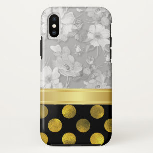 Capa Para iPhone Da Case-Mate Padrão de Flores Pontos Polka Padrão