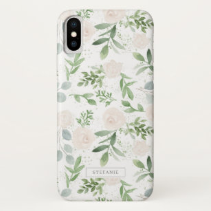Capa Para iPhone Da Case-Mate Padrão de Florestas Brancas e Verde-Cores