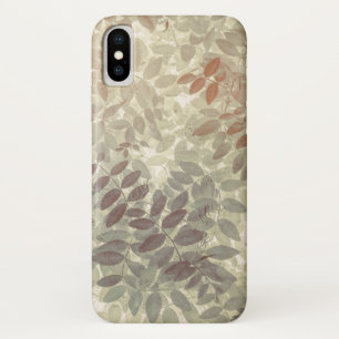 Capa Para iPhone X Padrão de Folhas de Vetch   Ilhas San Juan, WA