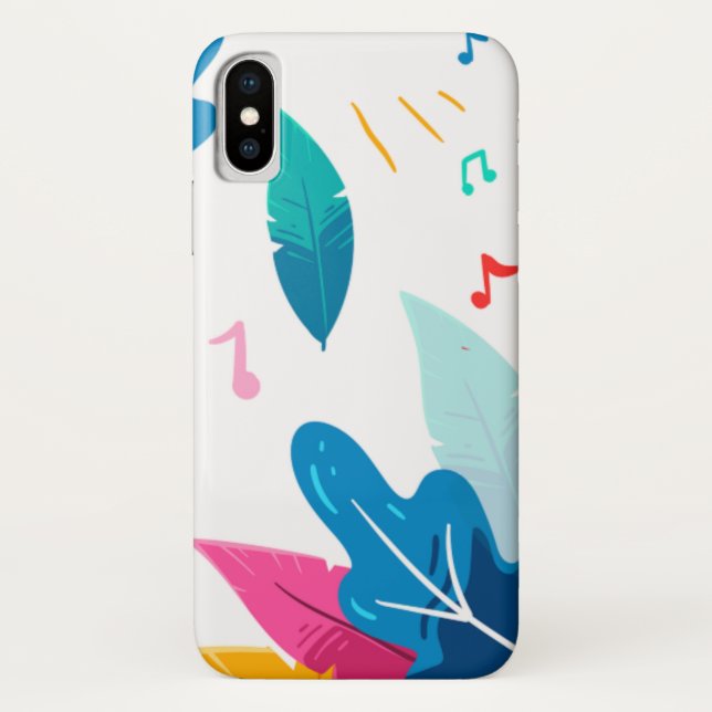 Capa Para iPhone, Case-Mate Padrão de folhas deslumbrantes (Verso)
