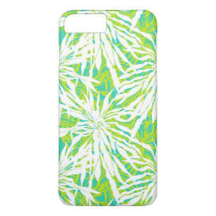 Capa iPhone 8 Plus/7 Plus Padrão de Folhas Tropicais