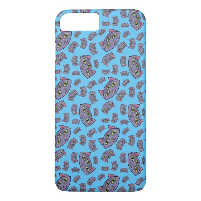 Capa Para iPhone, Case-Mate Padrão de gato de alienígena (Verso)