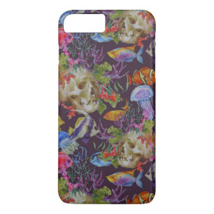 Capa Para iPhone Da Case-Mate Padrão de Grunge da Vida Marítima