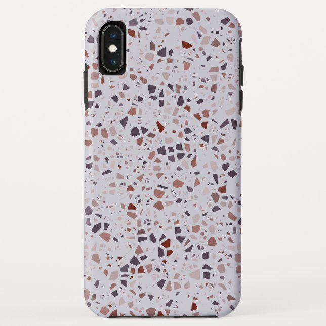 Capa Para iPhone, Case-Mate Padrão de Impressão de Terrazzo Rosa Moderno (Verso)