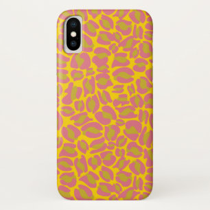 Capa Para iPhone Da Case-Mate Padrão de impressão do leopardo Cor-de-rosa amar