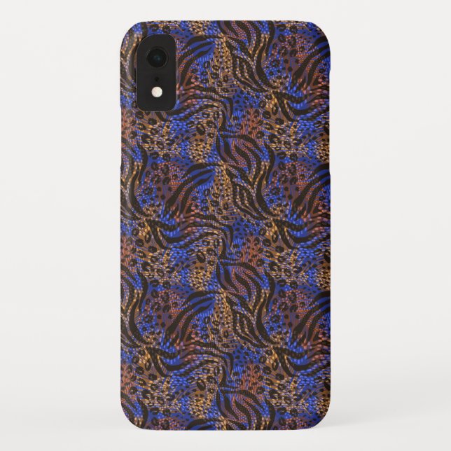 Capa Para iPhone, Case-Mate Padrão de impressão do leopardo e da zebra luxuoso (Verso)