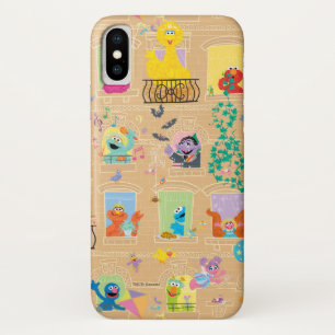 Capa Para iPhone Da Case-Mate Padrão de Janelas de Apartamentos da Rua Sésamo