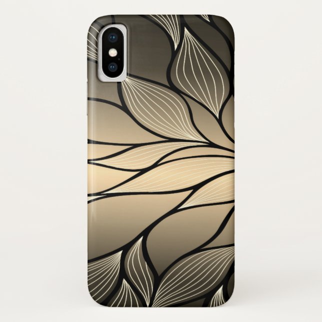 Capa Para iPhone, Case-Mate Padrão de licença Dourada antiga (Verso)