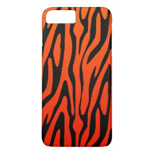 Capa Para iPhone Da Case-Mate Padrão de Listras de Zebra Laranja e Preto Legal