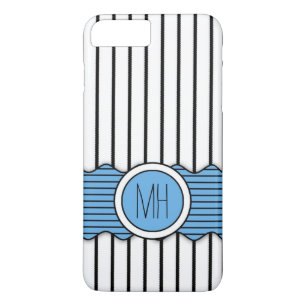 Capa Para iPhone Da Case-Mate Padrão de Listras Finas Verde Branco Preto