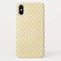 Padrão de mel em amarelo mostarda