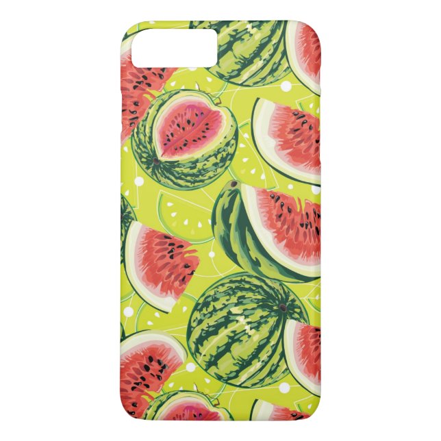 Capa Para iPhone, Case-Mate Padrão de Melancia 2 (Verso)